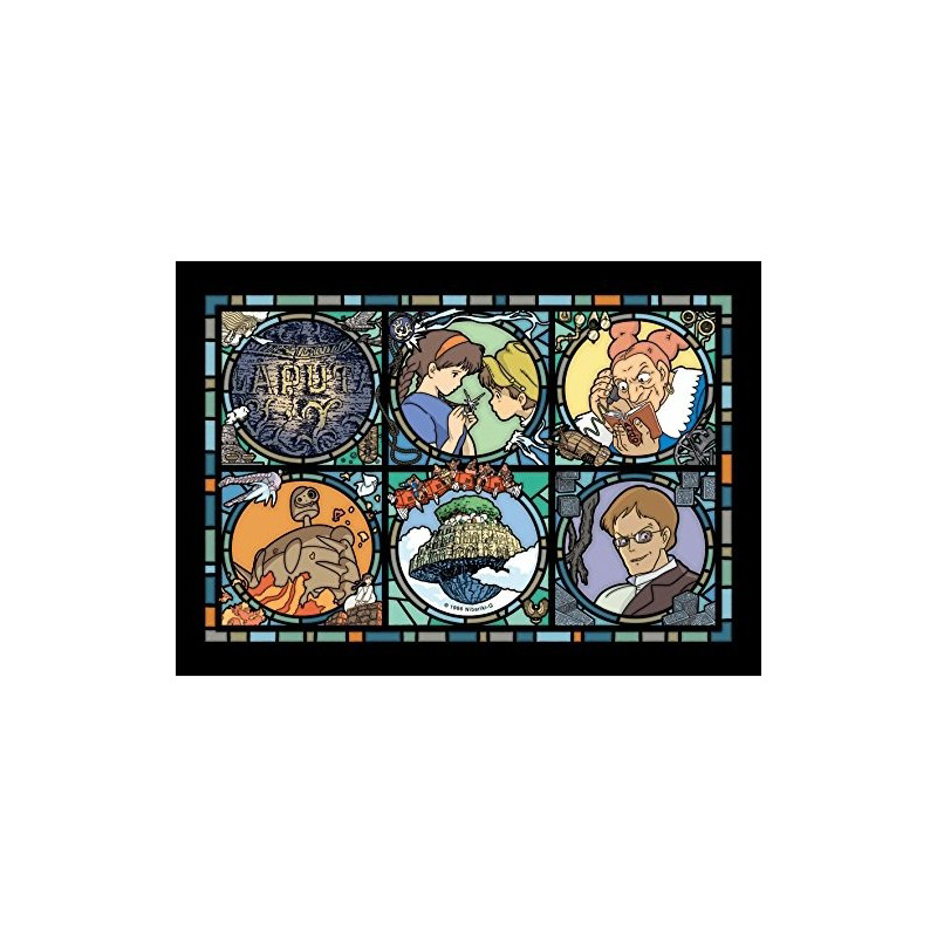 Ghibli - Le voyage de Chihiro - Puzzle effet vitrail La lettre des merveilles 208pcs - flash vidéo