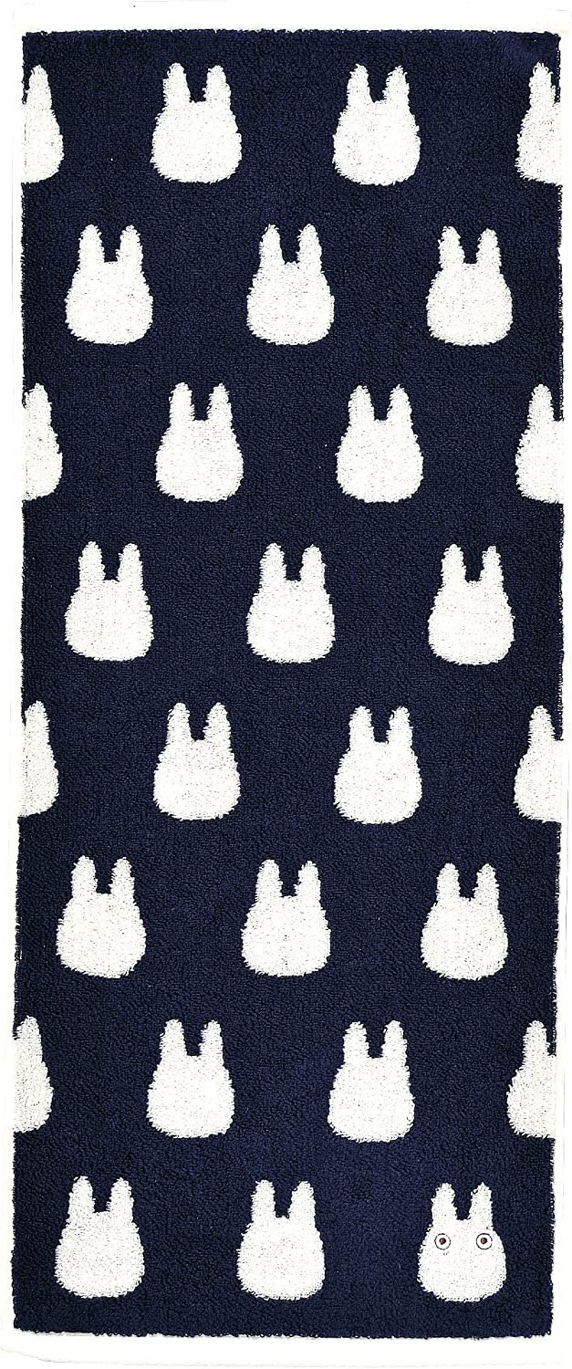 Ghibli - Mon voisin Totoro - Serviette Silhouette de Totoro blanc 33x80cm - flash vidéo