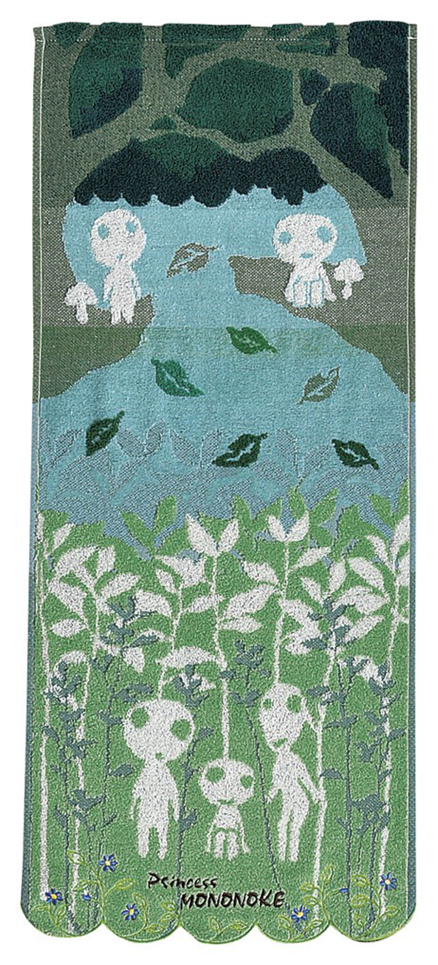 Ghibli - Princesse Mononoké - Serviette Kodama 34x80cm - flash vidéo