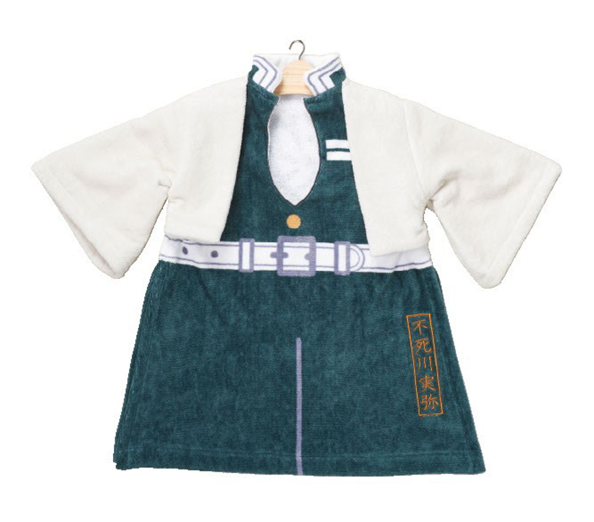 Demon Slayer: Kimetsu no Yaiba - Serviette en forme de tenue de Sanemi Shinazugawa 40x40cm - flash vidéo