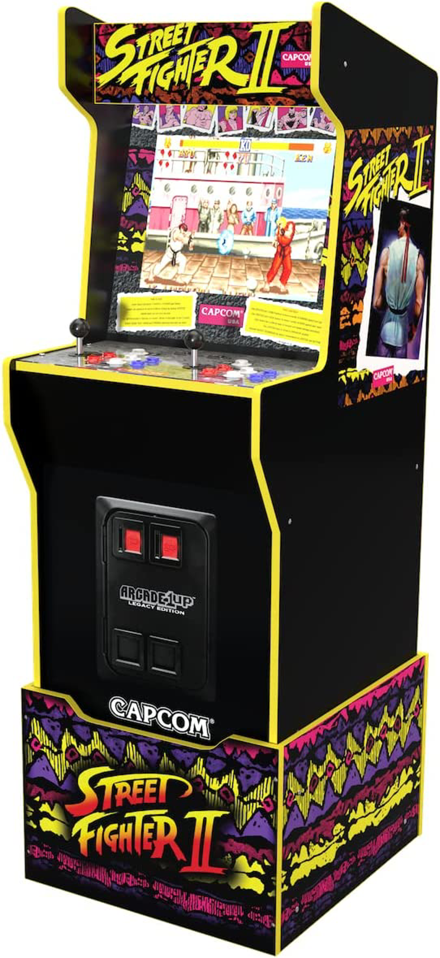 Arcade1Up - Street Fighter Capcom 12-en-1 Legacy Arcade Machine - flash vidéo