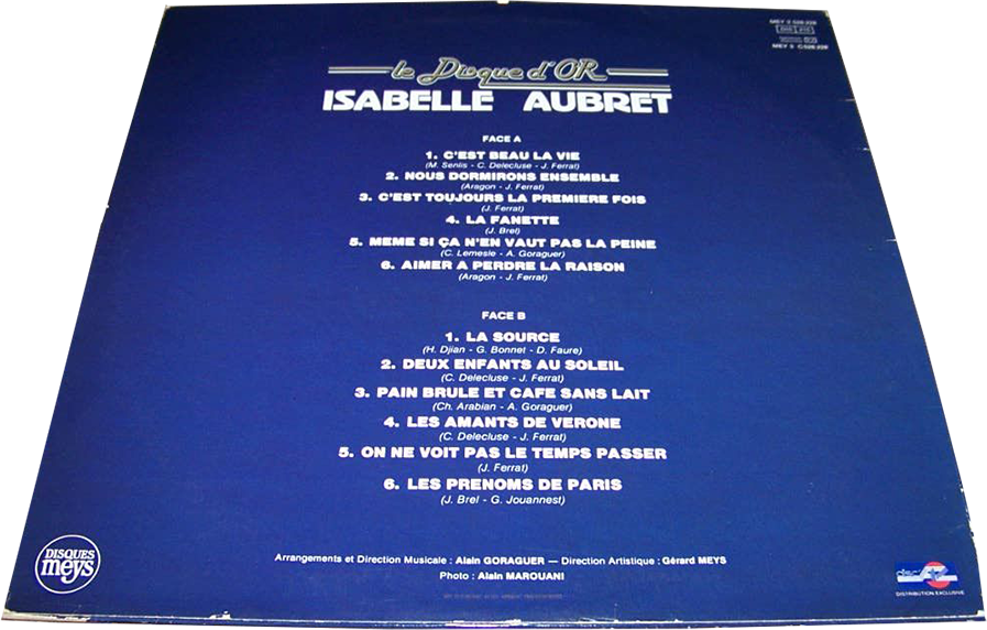 Plus d'images  Isabelle Aubret –Disque d'or [Vinyle 33Tours]