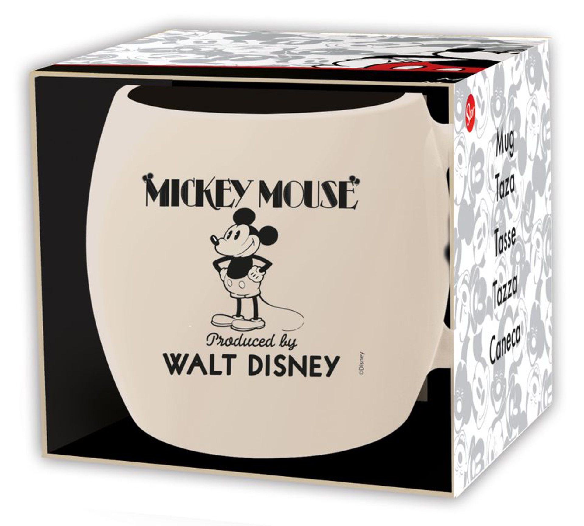 Stor Young Adult - Disney - Mug Globe Céramique en Boîte Cadeau - Mickey 90th - 380 ML - flash vidéo