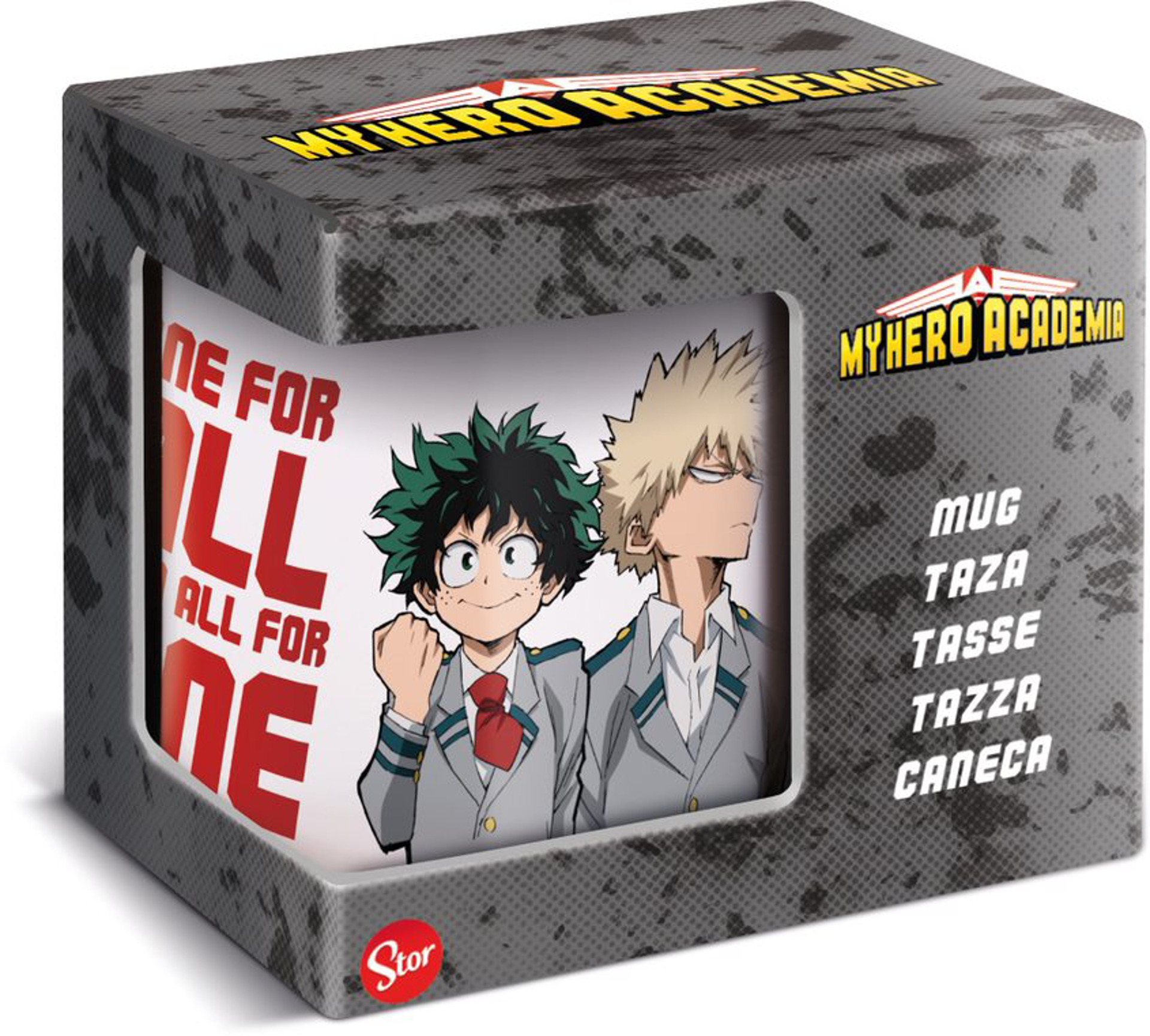 Stor Young Adult - My Hero Academia - Mug Céramique en Boîte Cadeau - 325 ML - flash vidéo