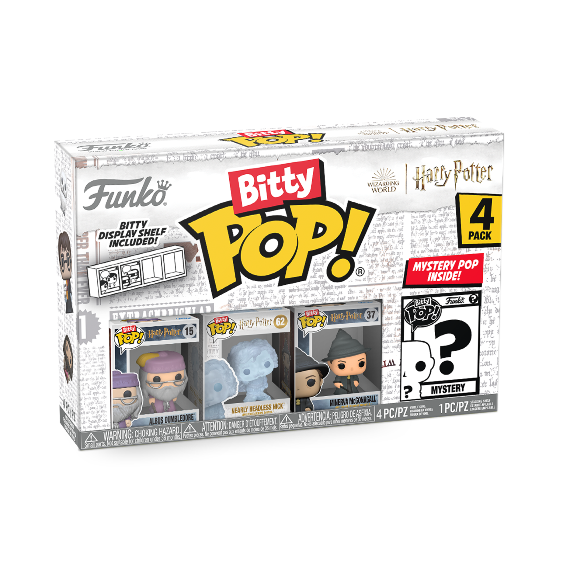 Funko Bitty Pop! 4-Pack: Harry Potter - Albus Dumbledore - flash vidéo