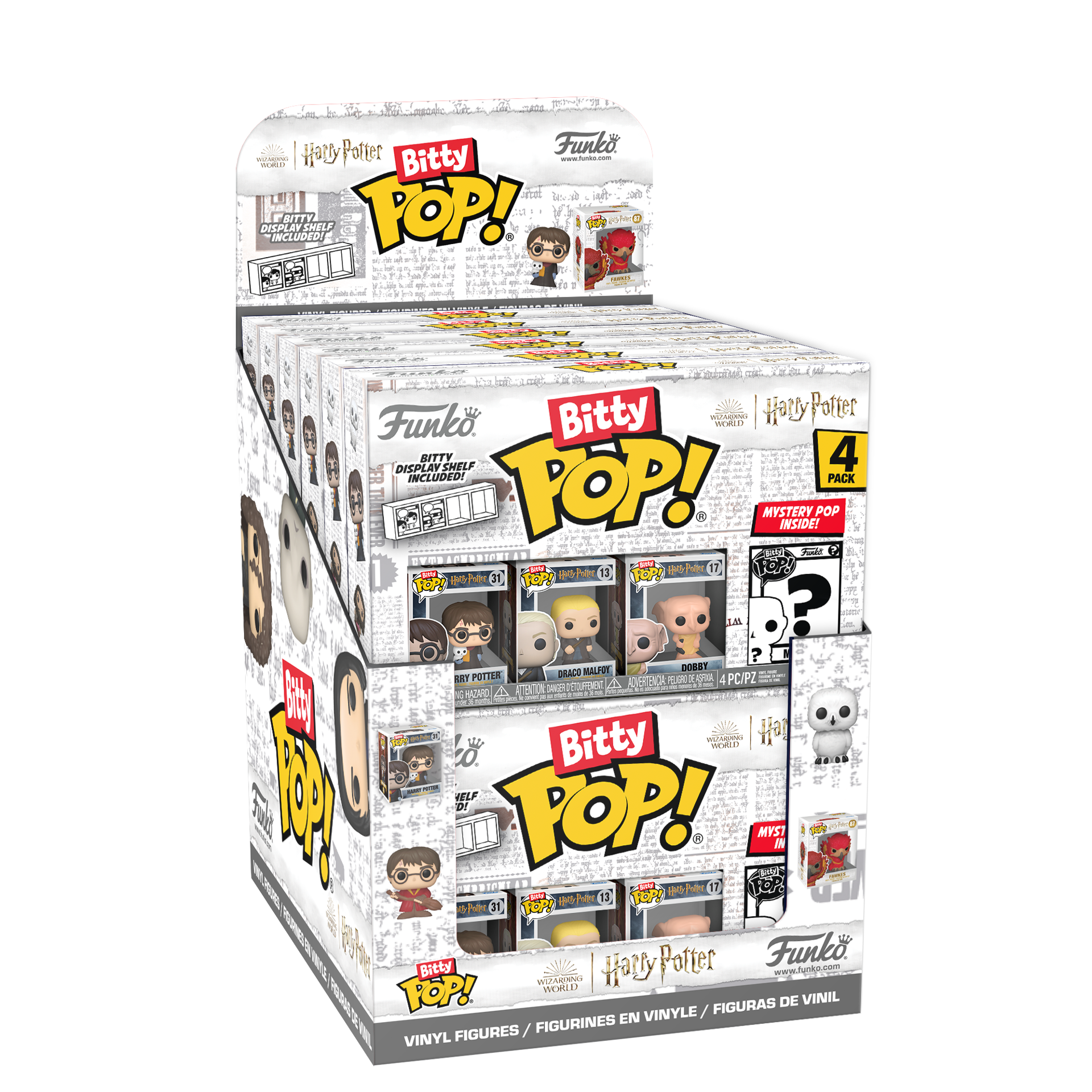 Funko Bitty Pop! 4-Pack: Harry Potter Display (12 units) - flash vidéo