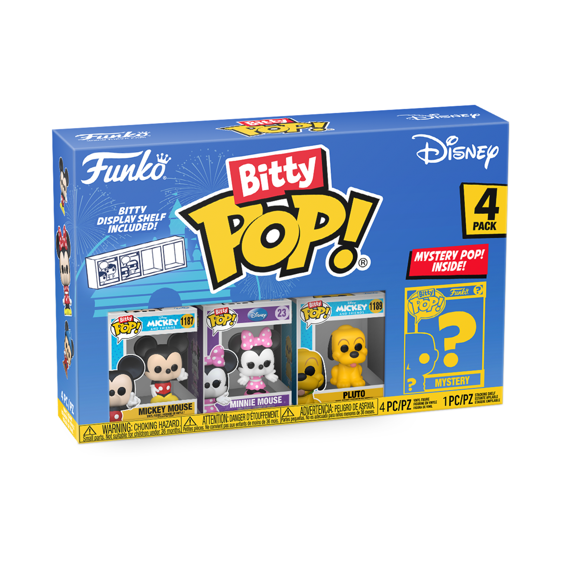 Funko Bitty Pop! 4-Pack: Disney - Mickey Mouse - flash vidéo