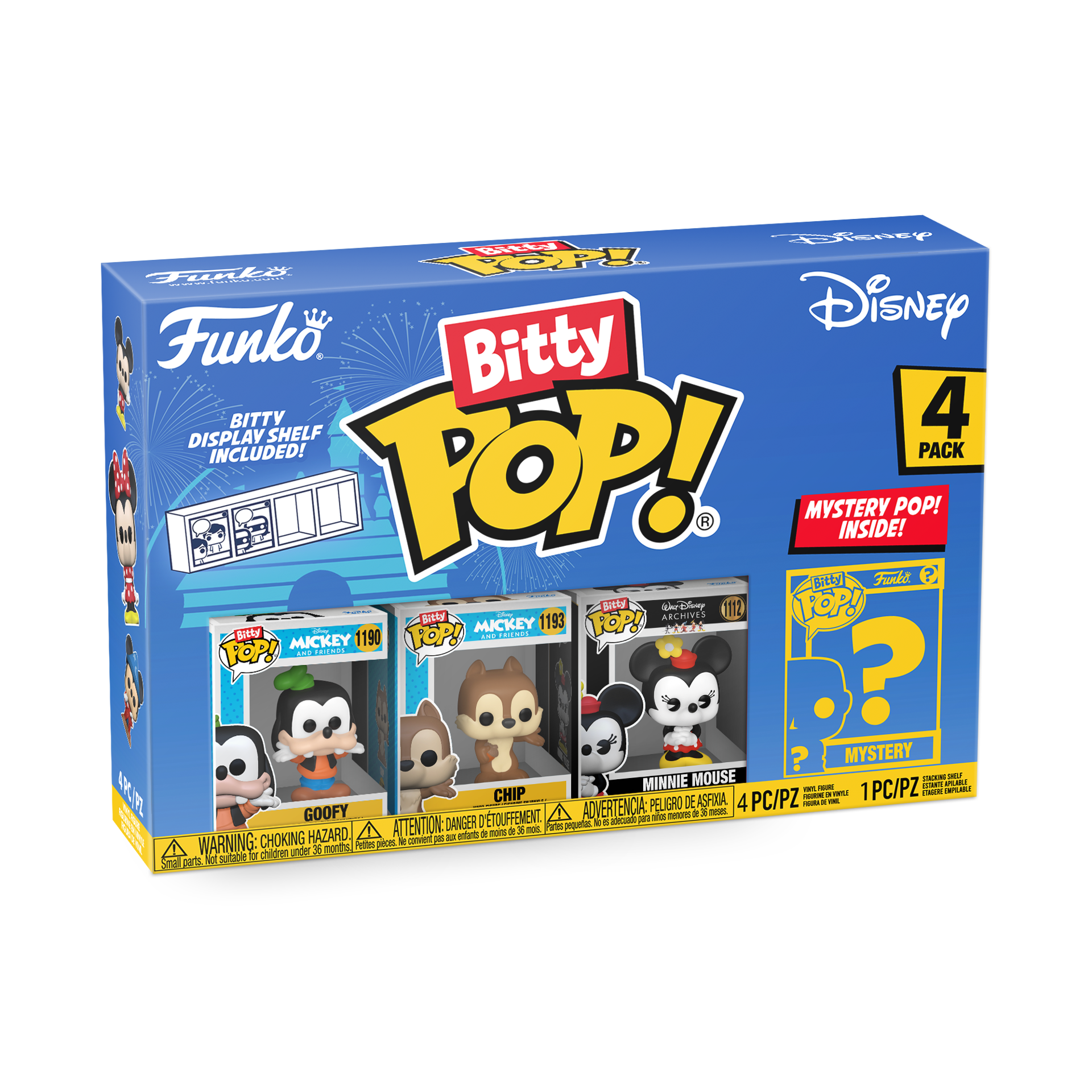 Funko Bitty Pop! 4-Pack: Disney - Goofy - flash vidéo