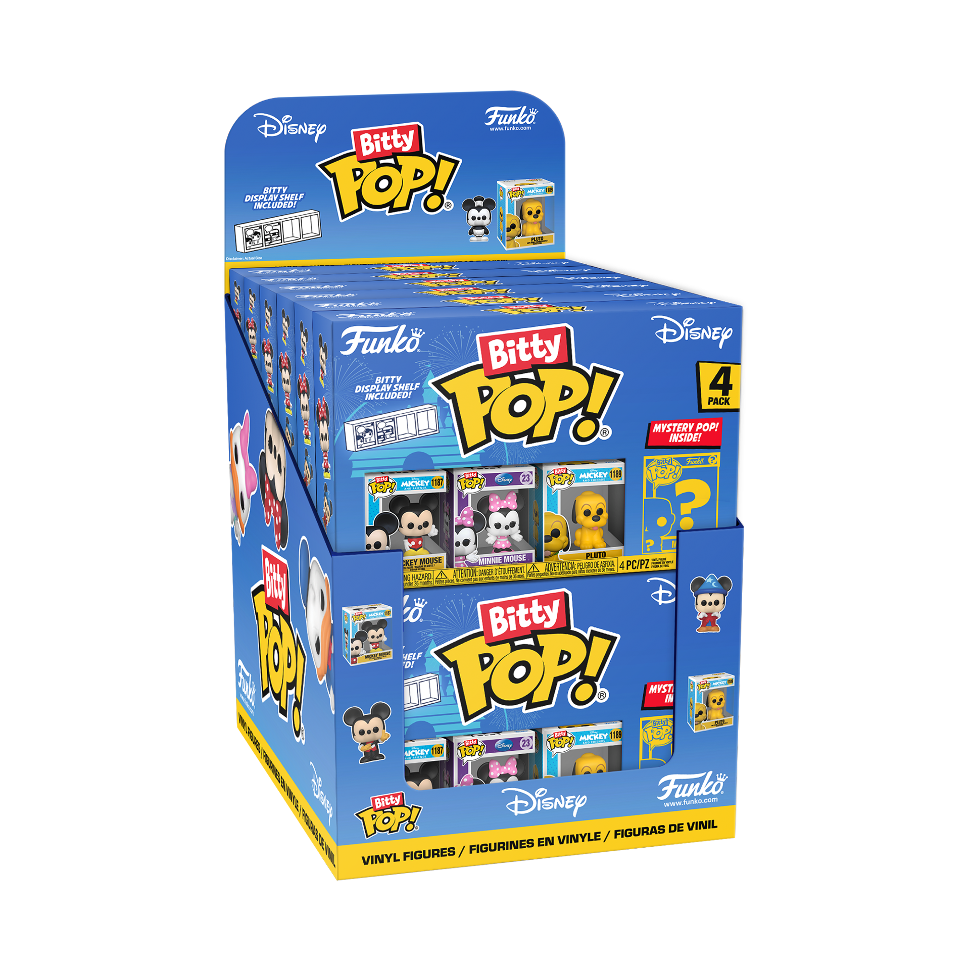 Funko Bitty Pop! 4-Pack: Disney Classic Display (12 units) - flash vidéo