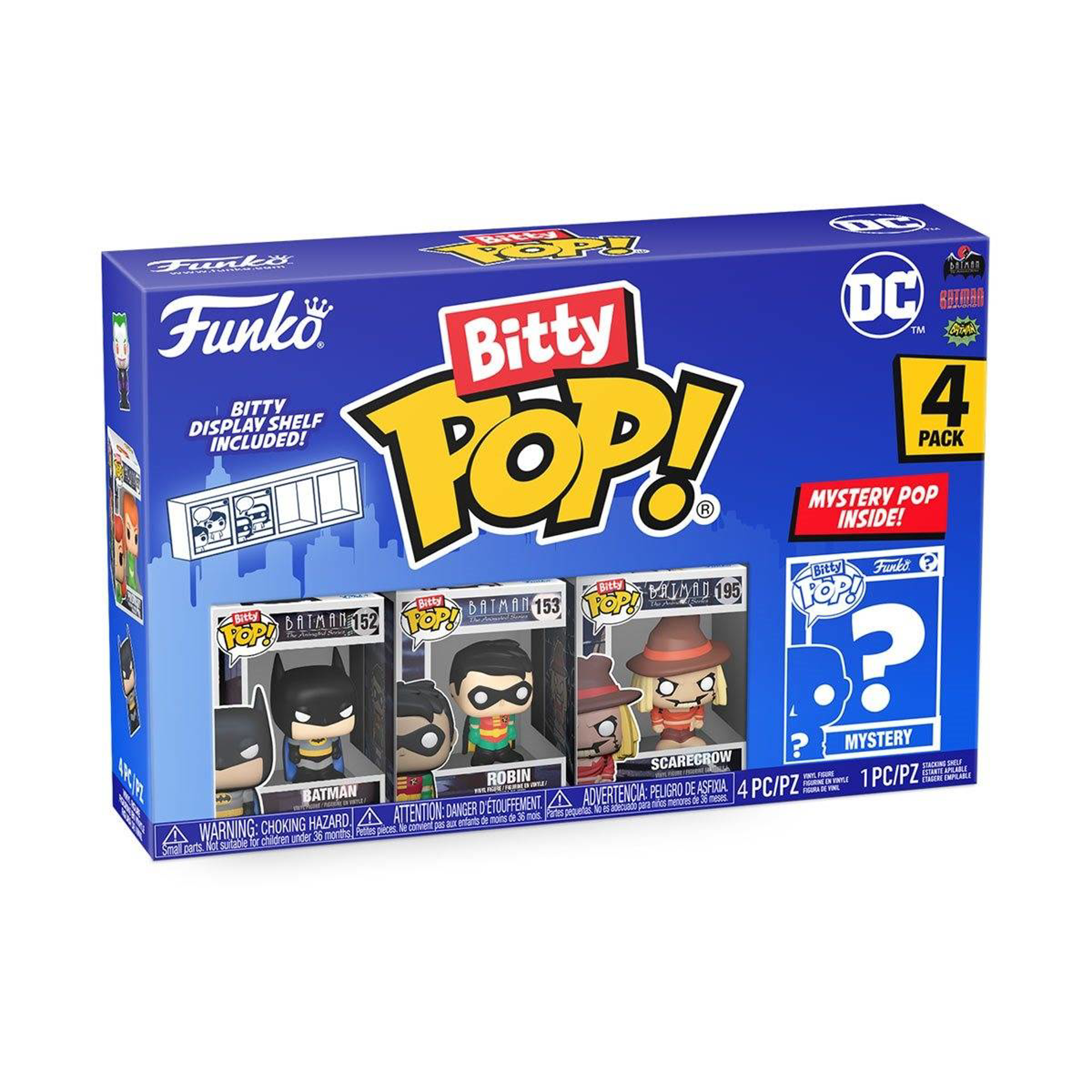 Funko Bitty Pop! 4-Pack: DC Comics - Batman - flash vidéo