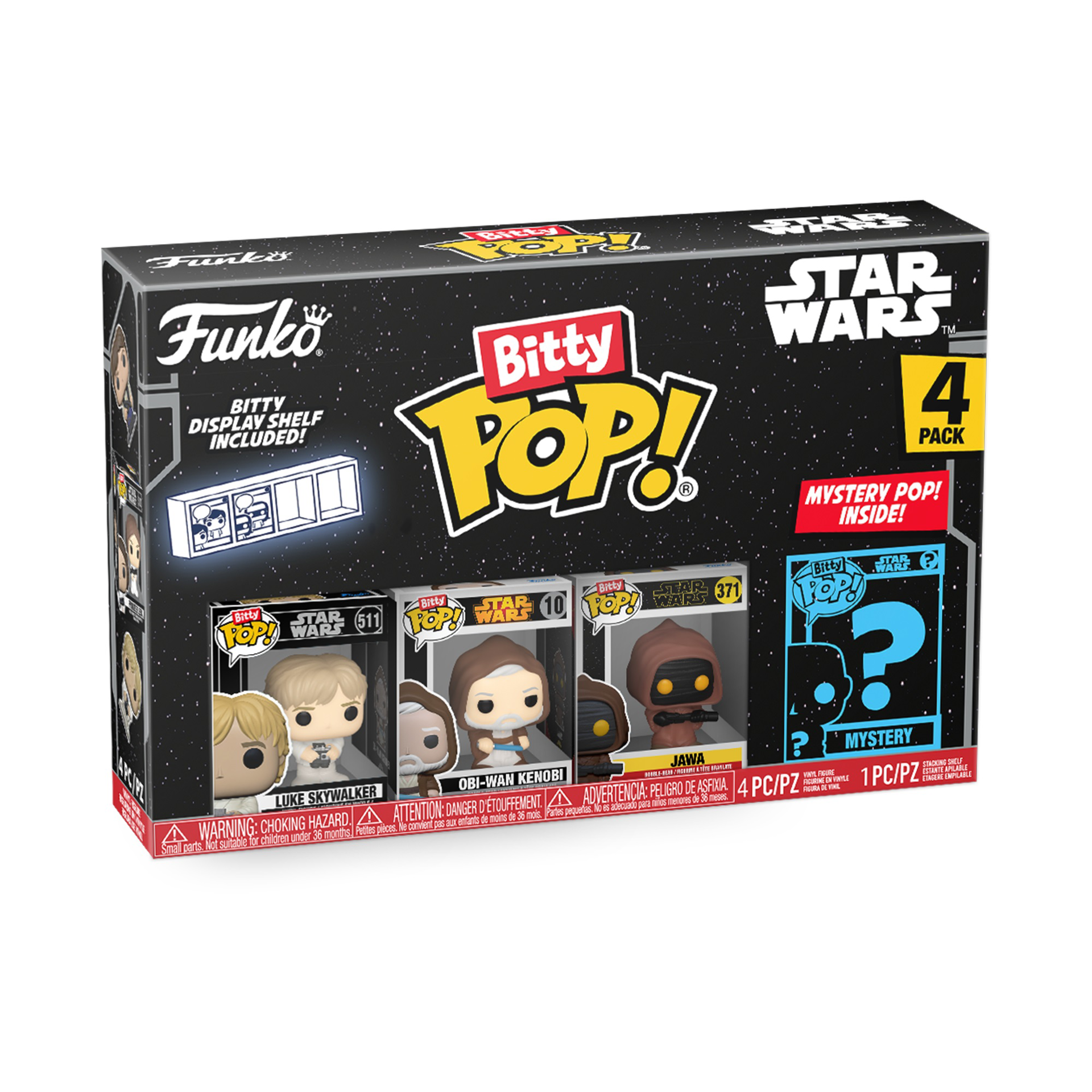 Funko Bitty Pop! 4-Pack: Star Wars - Luke Skywalker - flash vidéo