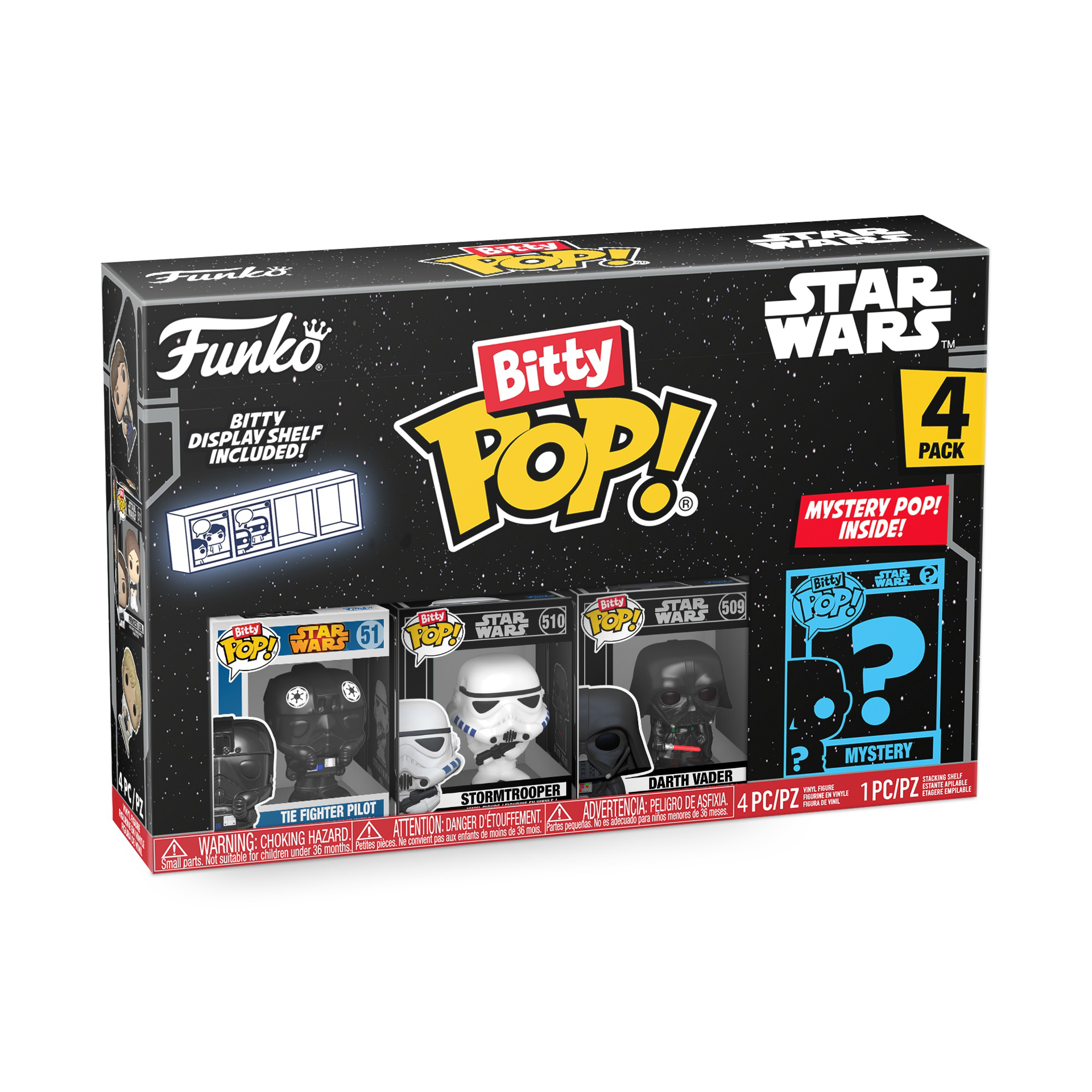 Funko Bitty Pop! 4-Pack: Star Wars - Darth Vader - flash vidéo