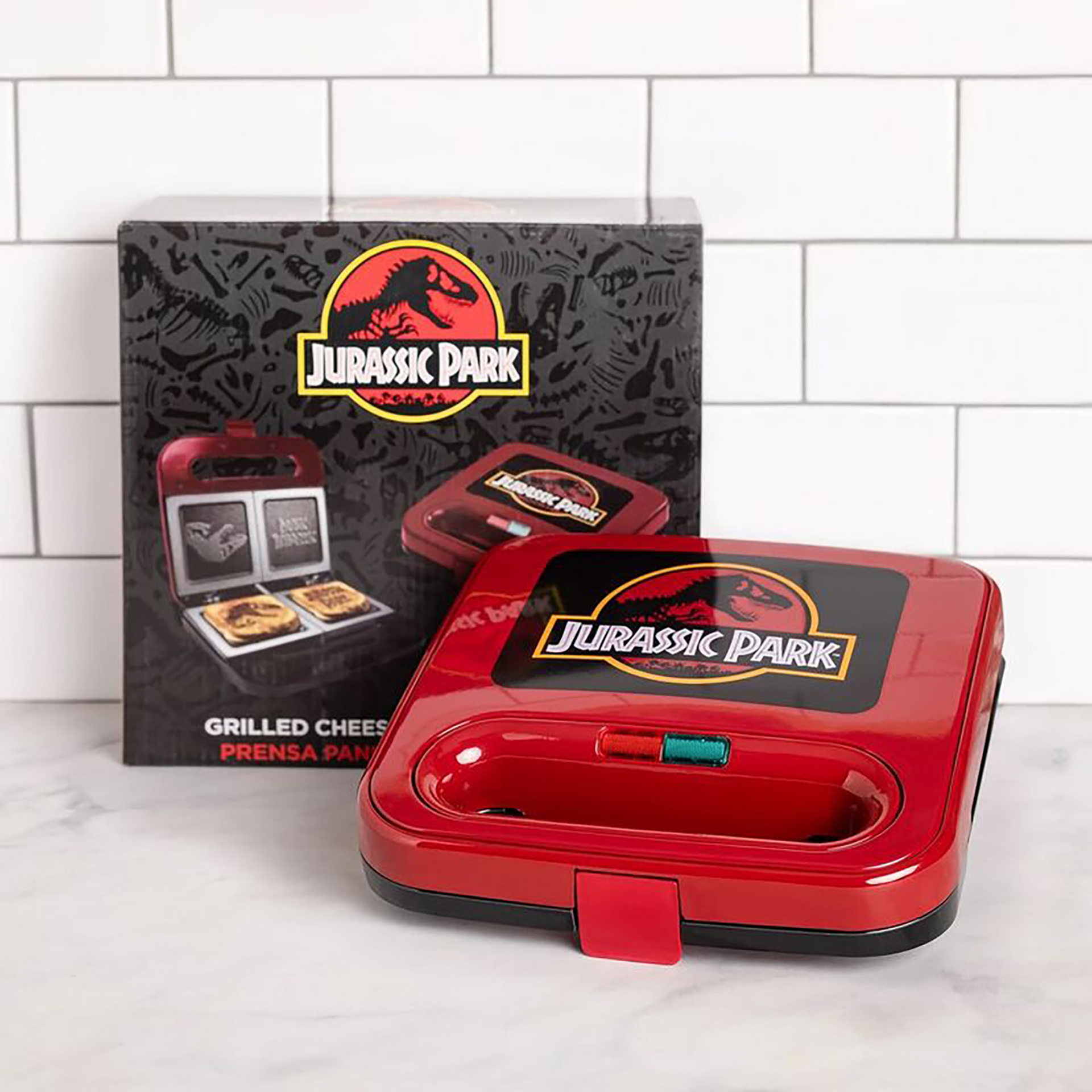Uncanny Brand - Jurassic Park - Grill Panini Jurassic Park Logo - flash vidéo