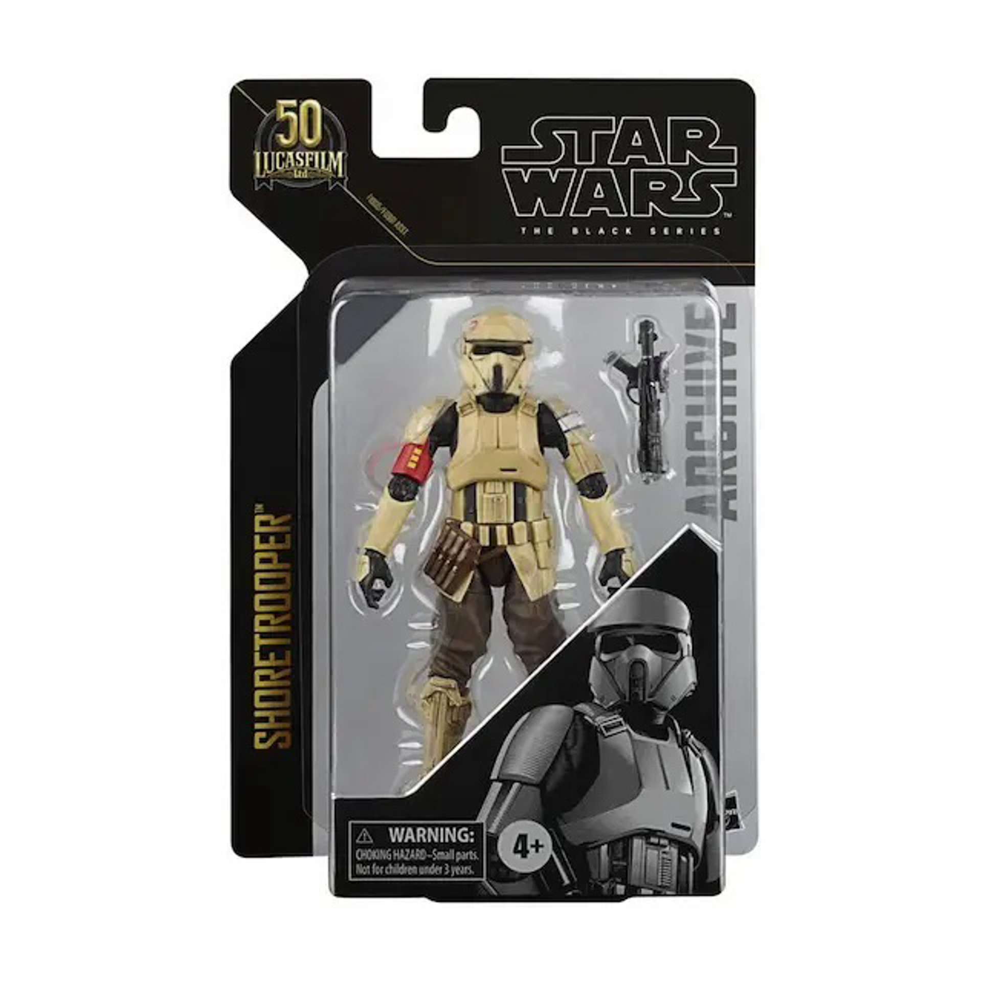 Star Wars The Black Series Archive - Figurine d'action de Shoretrooper 15cm - flash vidéo