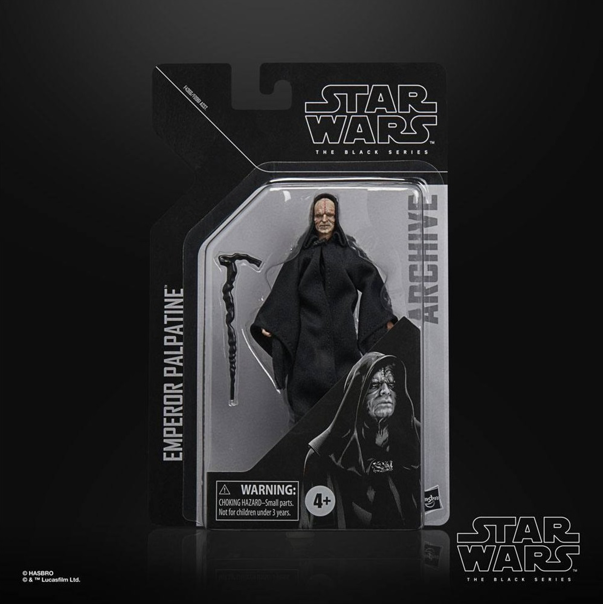 Star Wars The Black Series Archive - Figurine d'action de l'empereur Palpatine 15cm - flash vidéo