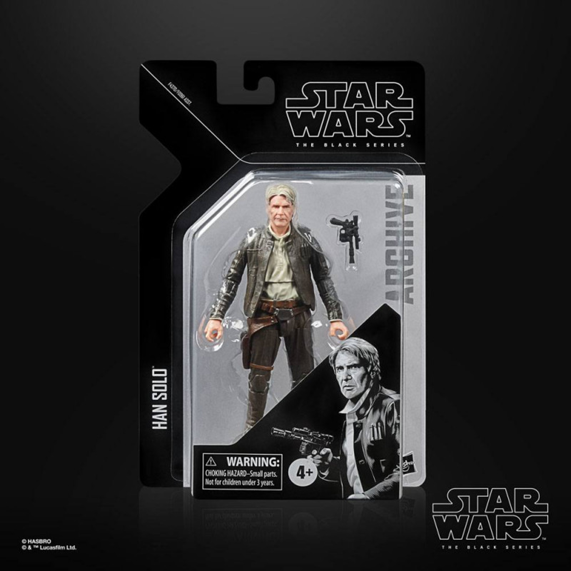 Star Wars The Black Series Archive - Figurine d'action de Han Solo 15cm - flash vidéo