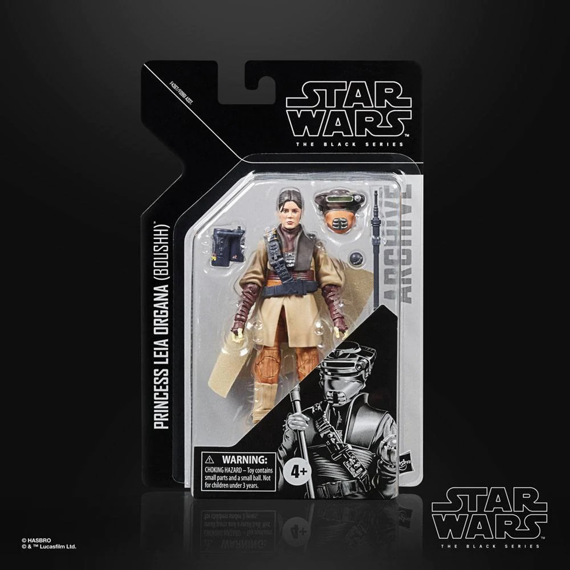 Star Wars The Black Series Archive - Figurine d'action de la princesse Leia Organa (Boushh) 15cm - flash vidéo