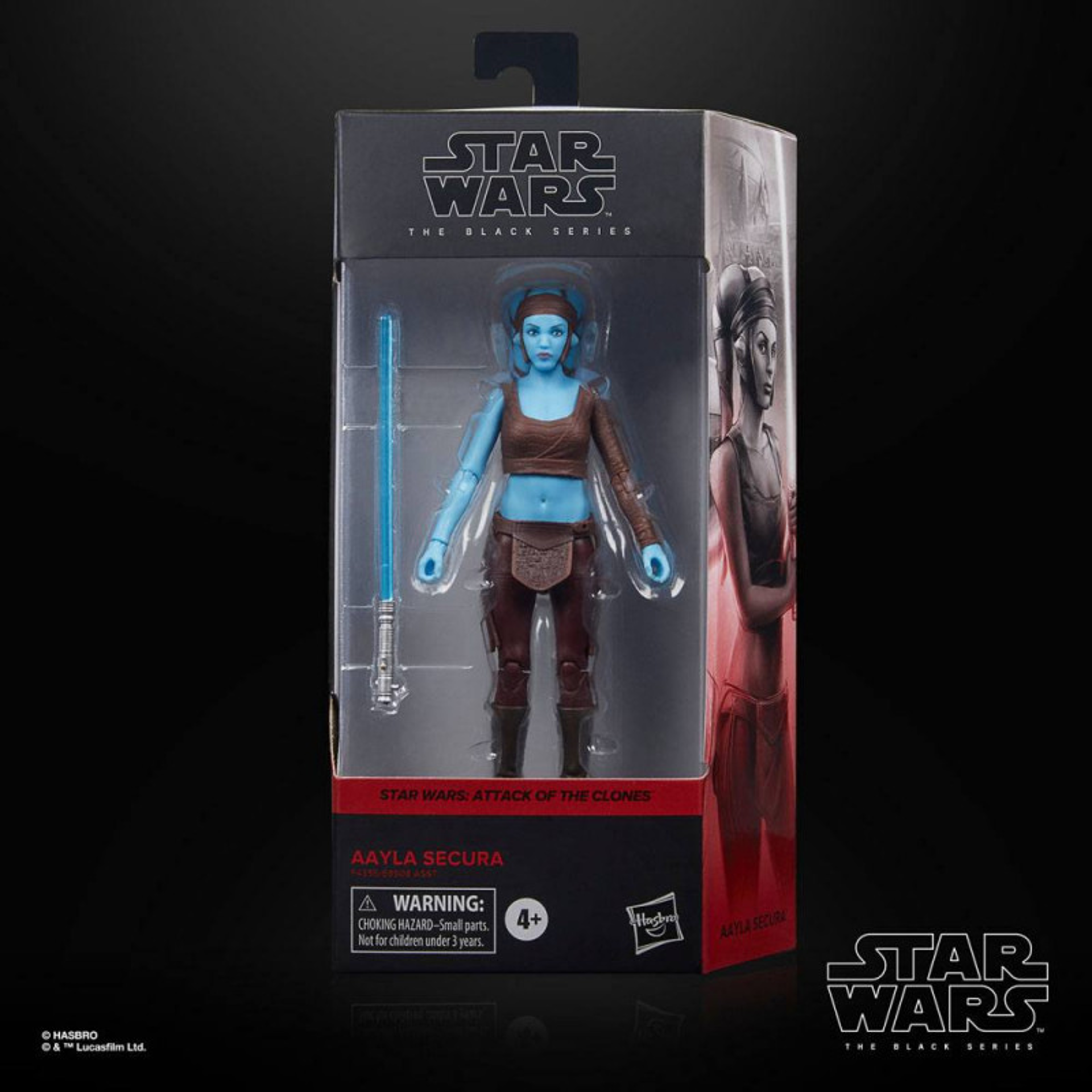 Star Wars The Black Series - Figurine d'action de Aayla Secura 15cm - flash vidéo
