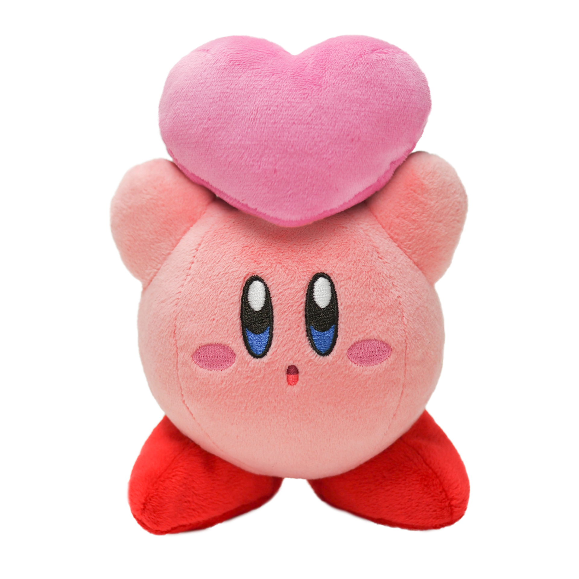 Nintendo Togetherplus - Kirby - Peluche Kirby avec coeur 16cm - flash vidéo