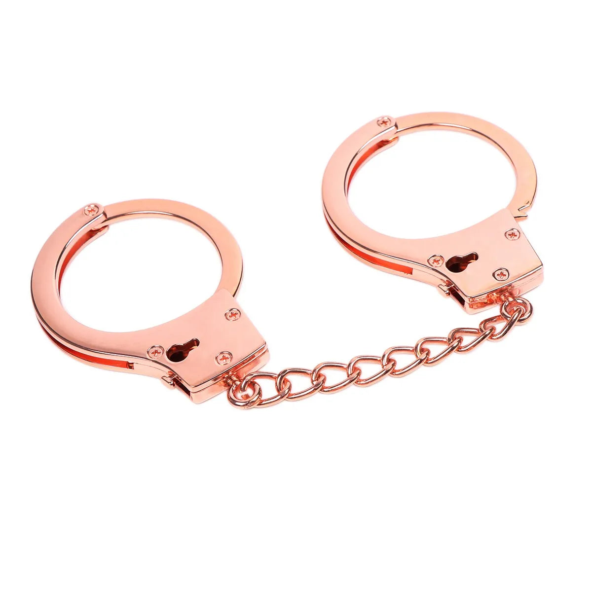 Menottes Premium Poignets Métal Rose - flash vidéo