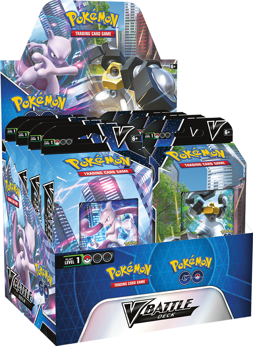Pokémon JCC - Deck de Combat-V Pokémon GO - Mewtwo-V et Melmetal-V (Display x8) - flash vidéo