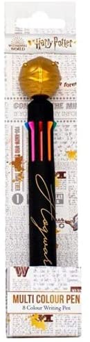 Harry Potter - Stylo-bille à 8 Couleurs Vif d'Or Blason de Poudlard - flash vidéo
