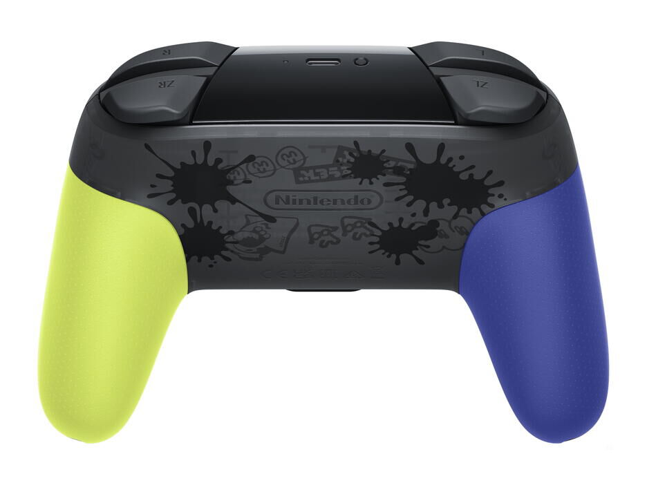 Nintendo Switch Pro Controller Splatoon 3 Edition - flash vidéo