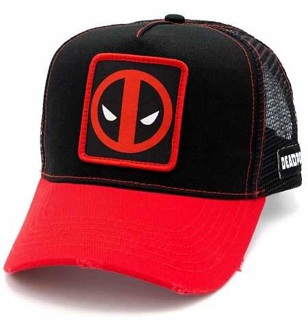 Marvel - Deadpool Patch Red and Black Baseball Cap - flash vidéo