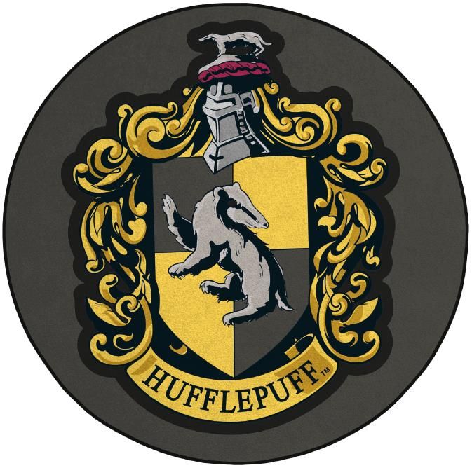 § Harry Potter - Hufflepuff Interior Circular Floor Mat - flash vidéo