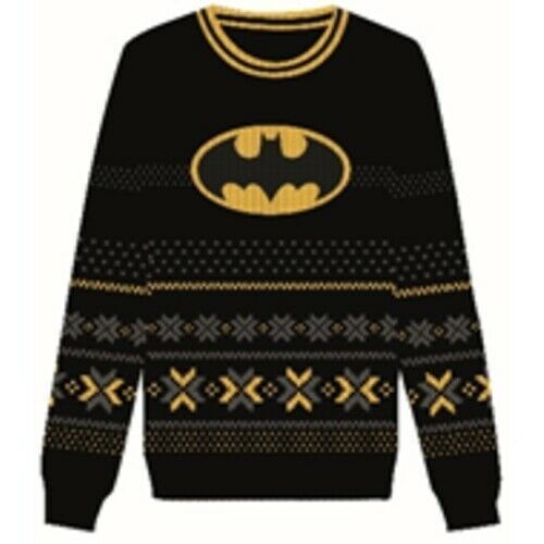 DC Comics - Ugly Batman Logo Christmas Sweater L - flash vidéo