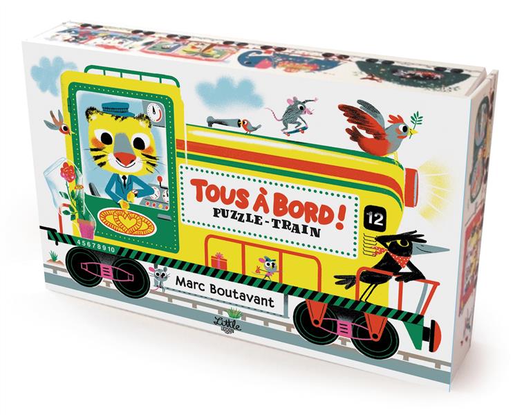 Tous à bord ! puzzle-train - flash vidéo