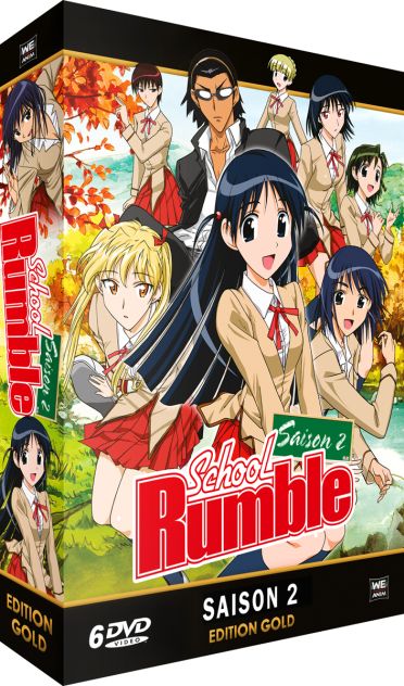 School Rumble Intégrale Saison 2 Coffret DVD + Livret Edition Gold - flash vidéo