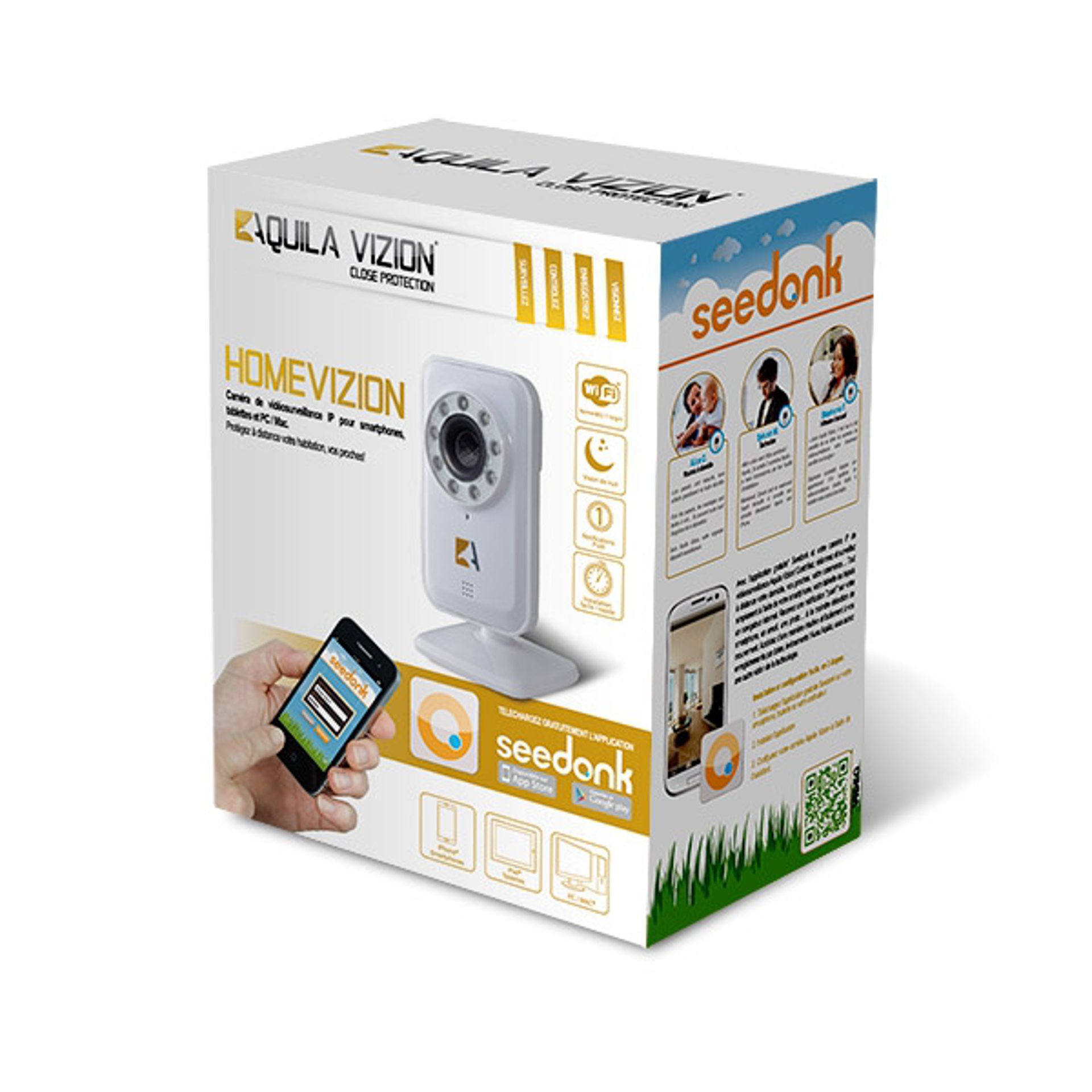 Aquila Vizion Caméra Homevizion - flash vidéo