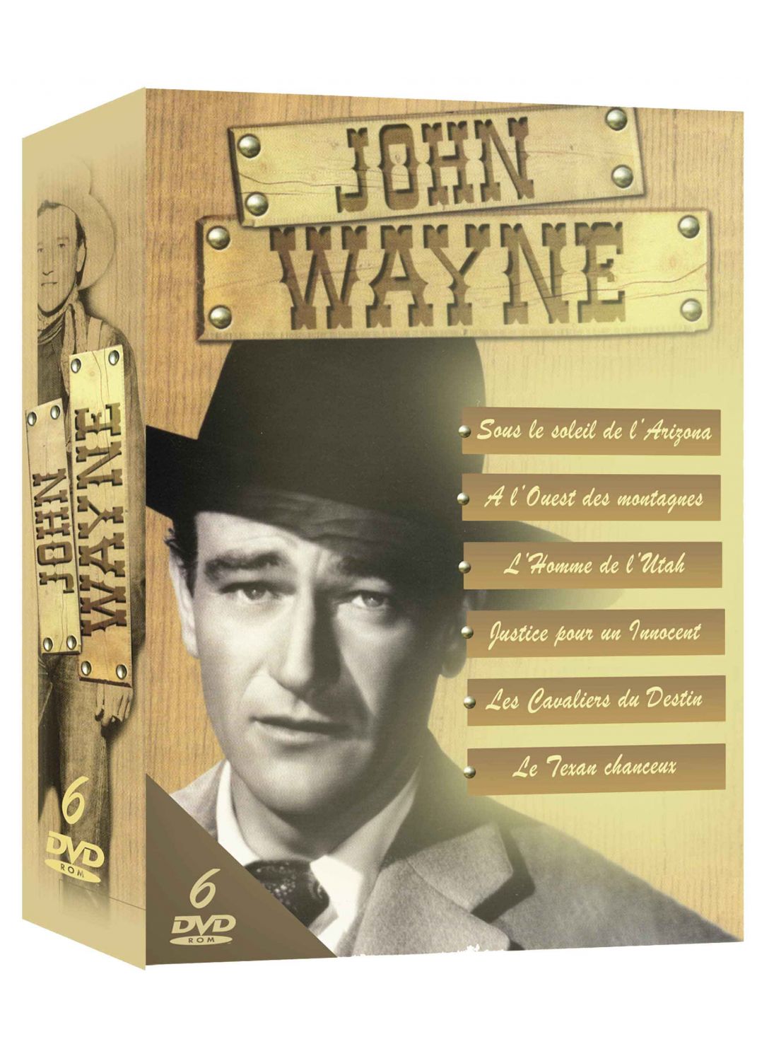 John Wayne - Coffret 6 DVD - flash vidéo