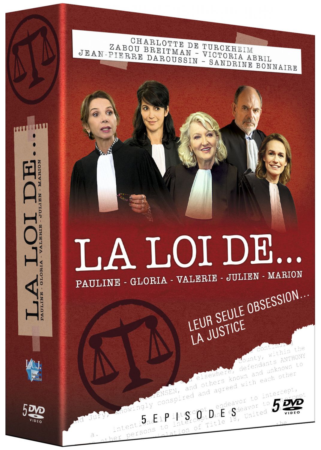 Coffret La Loi De..., Vol. 2, 5 épisodes - flash vidéo