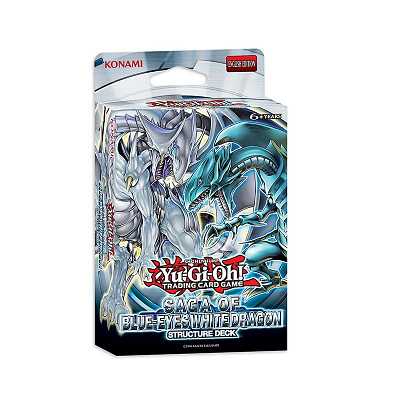 Yu-Gi-Oh! JCC - Display de Deck de Structure de réimpression La Saga du Dragon Blanc aux Yeux Bleus (8 Decks) - flash vidéo