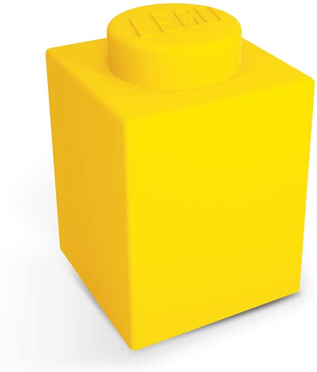 Veilleuse LED en silicone Lego - Jaune - flash vidéo