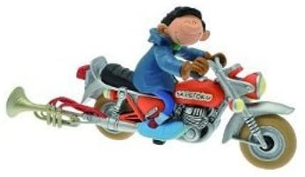 Plastoy - Gaston et la moto Sapetoku Figurine de Collection - flash vidéo