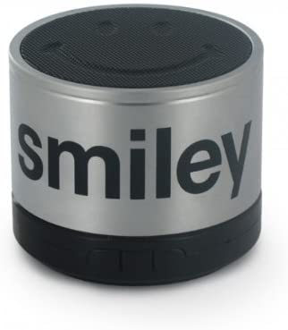 Smiley Original - Mini haut-parleur portable argent - flash vidéo