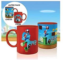 Nintendo - Mug thermoréactif Super Mario - flash vidéo