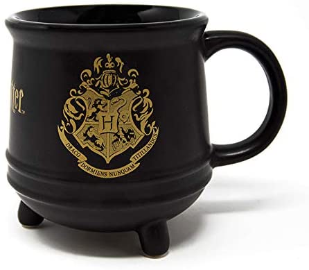 Harry Potter - Hogwarts Crest Ceramic Cauldron Mug - flash vidéo