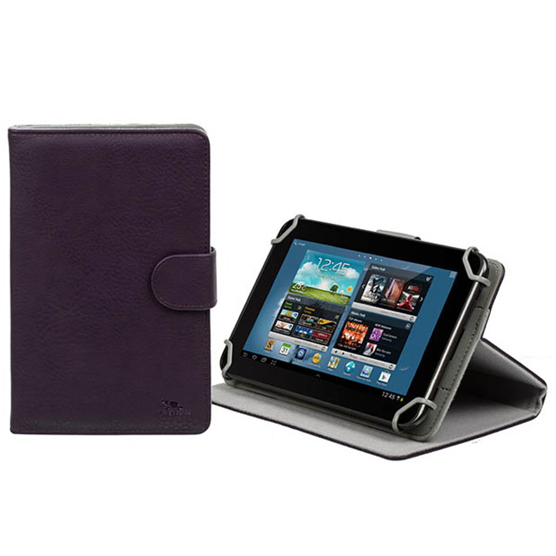 Rivacase 3012 Housse universelle pour tablettes 7" Violet - flash vidéo