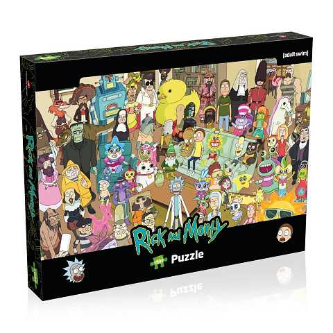 Rick & Morty - "Total Rickall" Puzzle 1000 pcs - flash vidéo