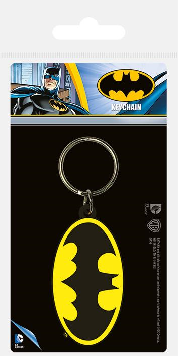 DC Comics - Batman Symbol Rubber Keychain - flash vidéo