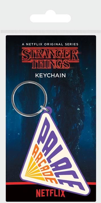 Stranger Things - Arcade Palace Rubber Keychain