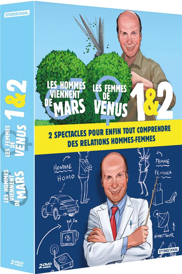 Coffret Les Hommes Viennent De Mars, Les Femmes De Venus 1 Et 2 [DVD]