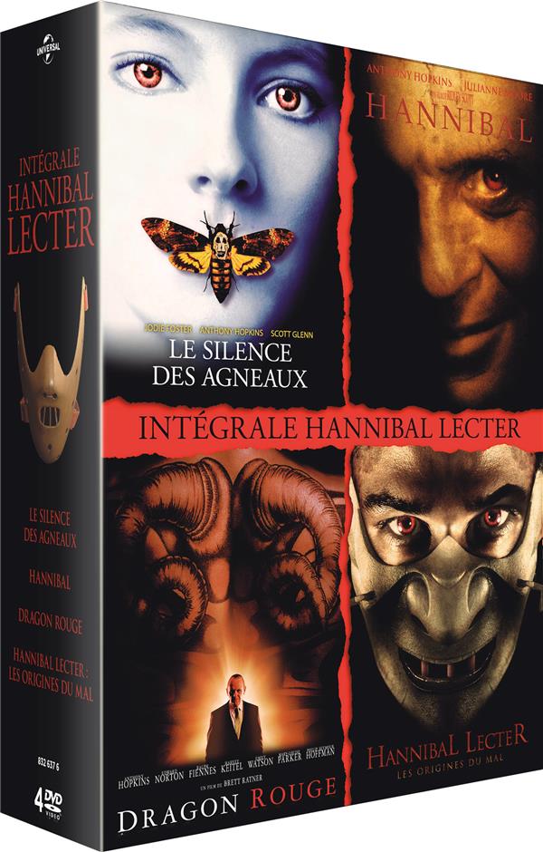 Intégrale Hannibal Lecter : Le Silence des agneaux + Hannibal + Dragon rouge + Hannibal Lecter : Les Origines du mal [DVD]