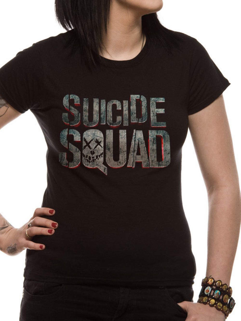 Suicide Squad - Logo Woman T-Shirt - M - flash vidéo
