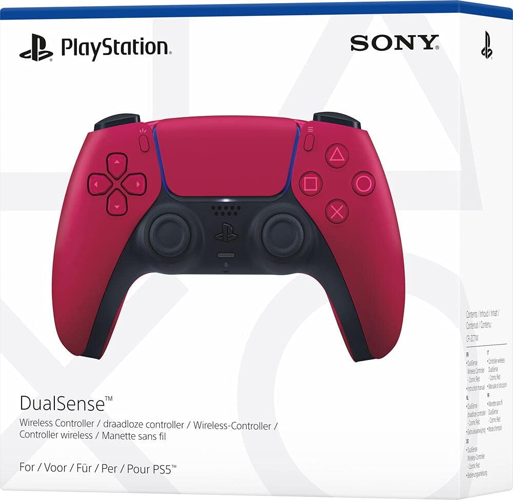 PS5 DualSense Wireless Controller Cosmic Red - flash vidéo