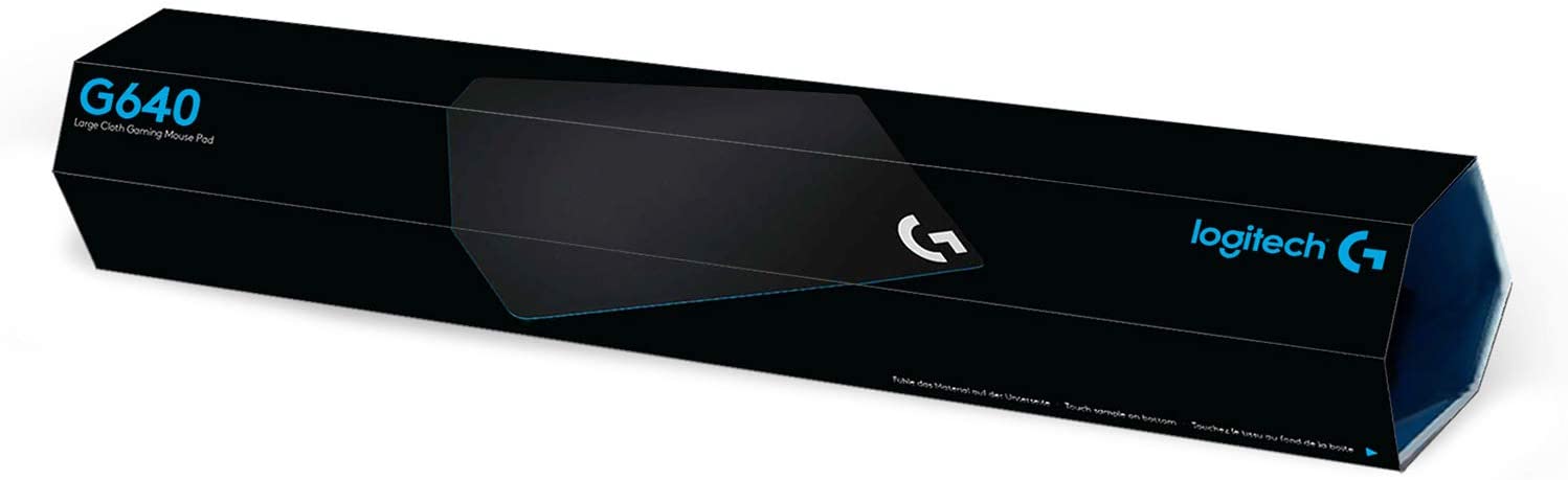 Logitech Tapis de souris de jeu G640 en tissu - flash vidéo